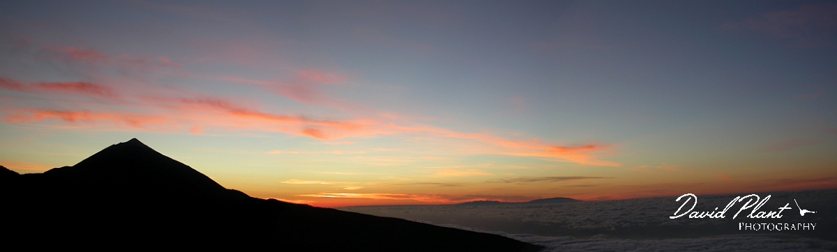 David Plant Photography - Wildlife Photographer - El Teide sunset - Tenerife.JPG - El Teide sunset - Tenerife