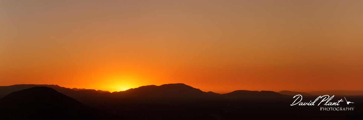 David Plant Photography - Wildlife Photography - Namibia - K.jpg - Sunset over the Erongo Mountains - Namibia