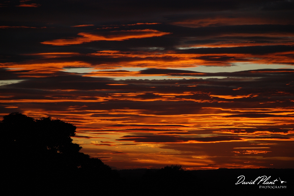 David Plant Photography - Wildlife Photographer - Sunset - N.jpg - Molten sky - Gloucestershire